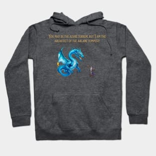 Blue Dragon versus Wizard Hoodie